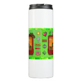 Jeans games pixel art. thermosbecher (Rückseite)