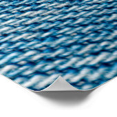 Jeans haben Hintergründe nah. Denim Heften. Blau Poster (Ecke)