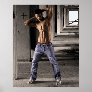 Jeans in Cavern Poster