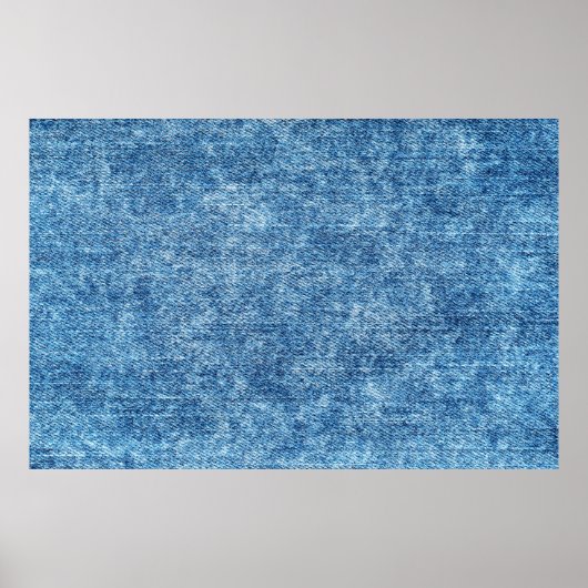 Jeans in Säure waschen blau. Denim Hintergrund, Te Poster (Vorne)