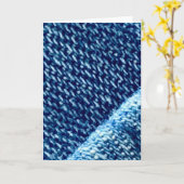 Jeans Karte (Gelbe Blume)