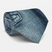 Jeans Krawatte (Gerollt)