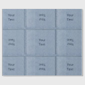 Jeans mit deinem Text Geschenkpapier (Flach)