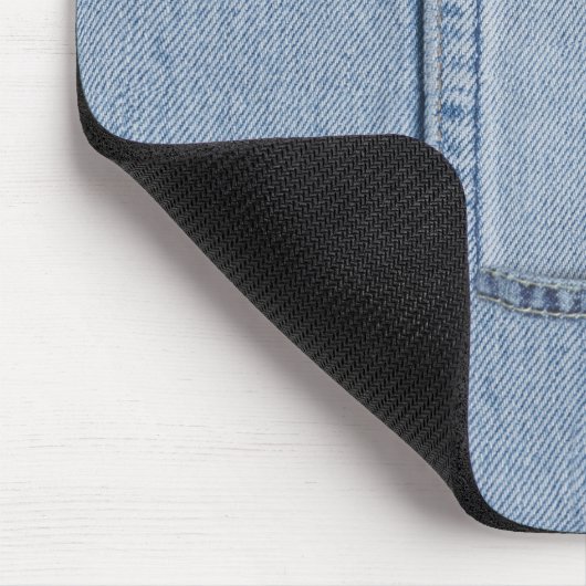 "Jeans" Mousepad mit (oder ohne) Ihrer Initial (Ecke)