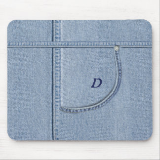"Jeans" Mousepad mit (oder ohne) Ihrer Initial