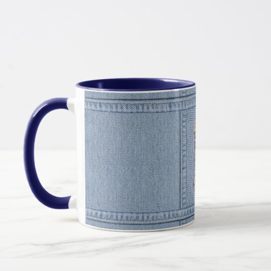 Jeans mug w/out your text tasse (Links)