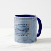 Jeans mug w/out your text tasse (VorderseiteRechts)