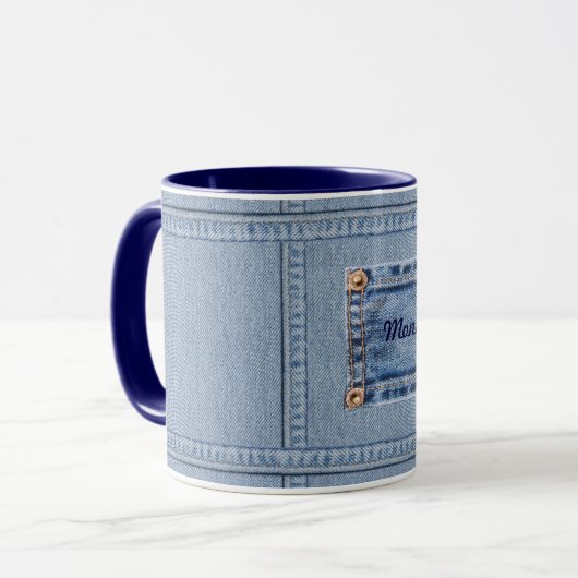 Jeans mug w/out your text tasse (Vorderseite Links)