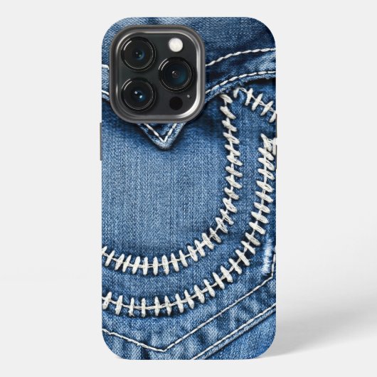 Jeans Pocket iPhone Hülle (Hinten)
