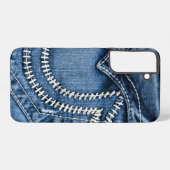 Jeans Pocket Samsung Galaxy Hülle (Rückseite (Horizontal))