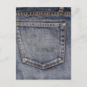 Jeans Postkarte (Vorderseite)