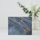 Jeans Postkarte (Stehend Vorderseite)