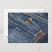 Jeans Postkarte (Vorne/Hinten)