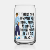 JEANS QUOTE DOSENGLAS (Vorderseite)