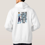 JEANS QUOTE HOODIE (Rückseite)