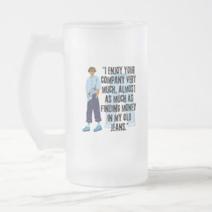 JEANS QUOTE MATTGLAS BIERGLAS
