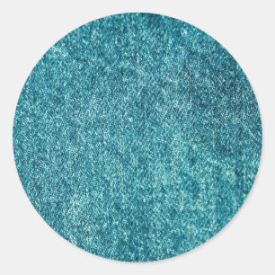 Jeans Runder Aufkleber