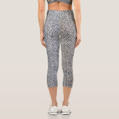 Jeans Stoff Capri Leggings (Rückseite)