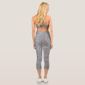 Jeans Stoff Capri Leggings (Rückseite)