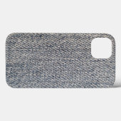 Jeans Stoff Case-Mate iPhone Hülle (Rückseite (Horizontal))