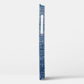 Jeans Stoff denim Struktur blau Case-Mate iPhone Hülle (Rückseite / Links)