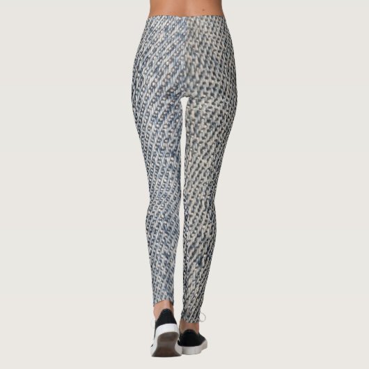 Jeans Stoff Leggings (Rückseite)