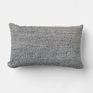 Jeans Stoff Lendenkissen