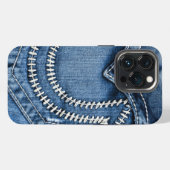 Jeans Tasche iPhone Hülle (Rückseite (Horizontal))