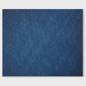 Jeans-Textur der Marine Geschenkpapier (Flach)