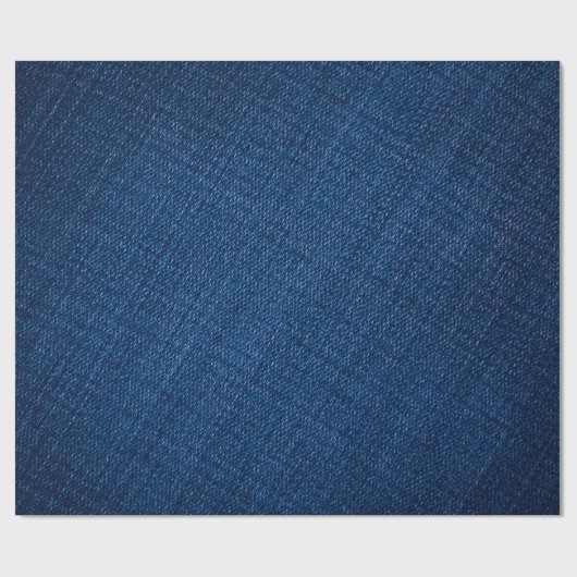 Jeans-Textur der Marine Geschenkpapier (Flach)