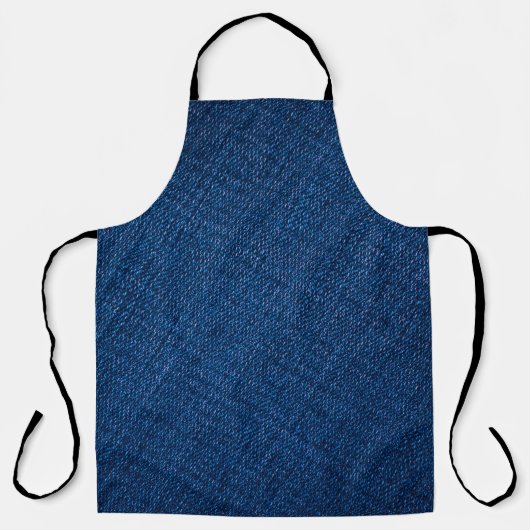 Jeans-Textur der Marine Schürze (Vorderseite)