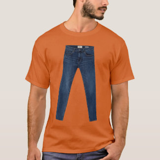 Jeansee Paar Blaue Jeans Quirky Lustig Ja  T-Shirt