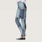 Jeansflicken Leggings (Links)