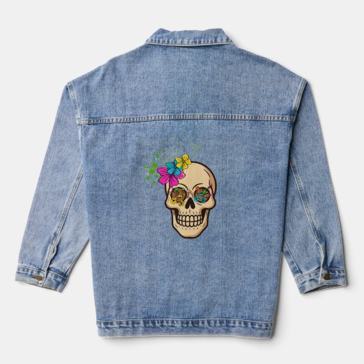 Jeansjacke für Damen (Rückseite)