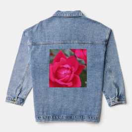 Jeansjacke MIT ROSENDESIGN