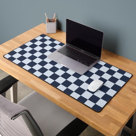Jeansspülung Karomuster Schreibtischunterlage (Büro 2)