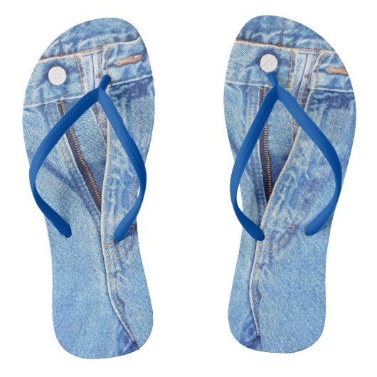 Jeanszipper Badesandalen (Fußbett)