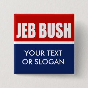 JEB BUSH 2012 BUTTON