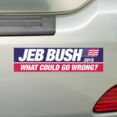 Jeb Bush 2016 Autoaufkleber (Auf Auto)