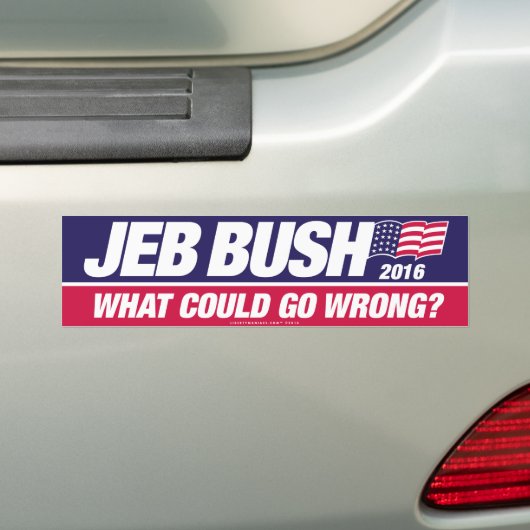 Jeb Bush 2016 Autoaufkleber (Auf Auto)