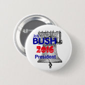 Jeb Bush 2016 Button (Vorne & Hinten)