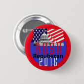 Jeb Bush 2016 Button (Vorne & Hinten)