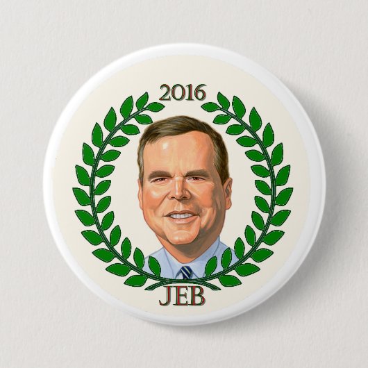 Jeb Bush 2016 für Präsident Button (Vorderseite)