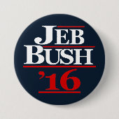 Jeb Bush 2016 Kampagnen-Knöpfe Button (Vorderseite)