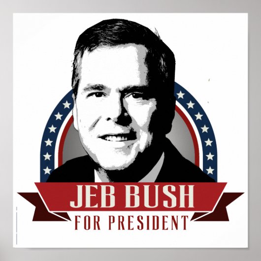 JEB BUSH 2016 SPANGLE -.png Poster (Vorne)