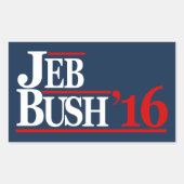 Jeb Bush 2016 Stickers (Vorderseite)