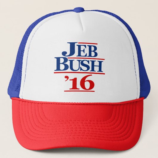 Jeb Bush 2016 Truckerkappe (Vorderseite)