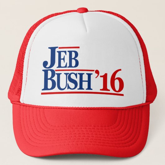 Jeb Bush 2016 Truckerkappe (Vorderseite)