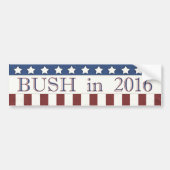 Jeb Bush 2016 US Flagge Autoaufkleber (Vorne)