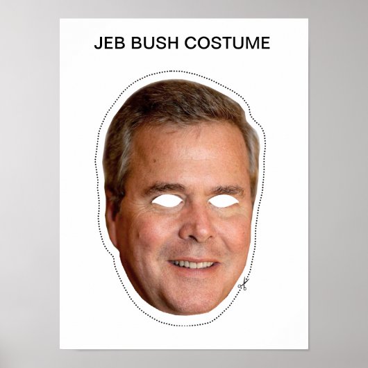 Jeb Bush Costume Poster (Vorne)